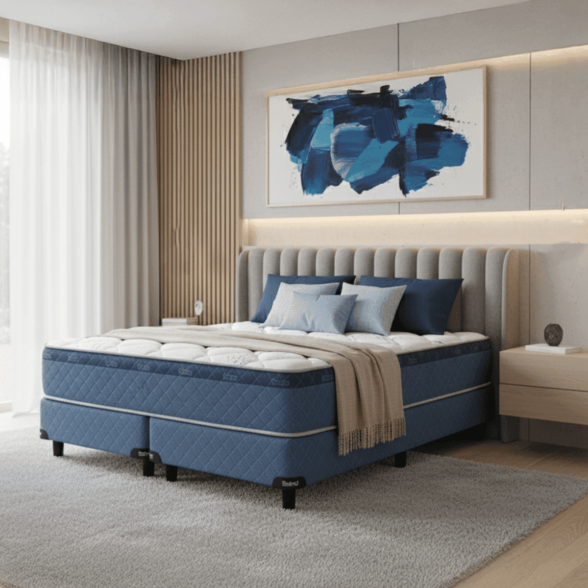 Colchón Memory Foam Premium - Tecnología de Alivio de Presión